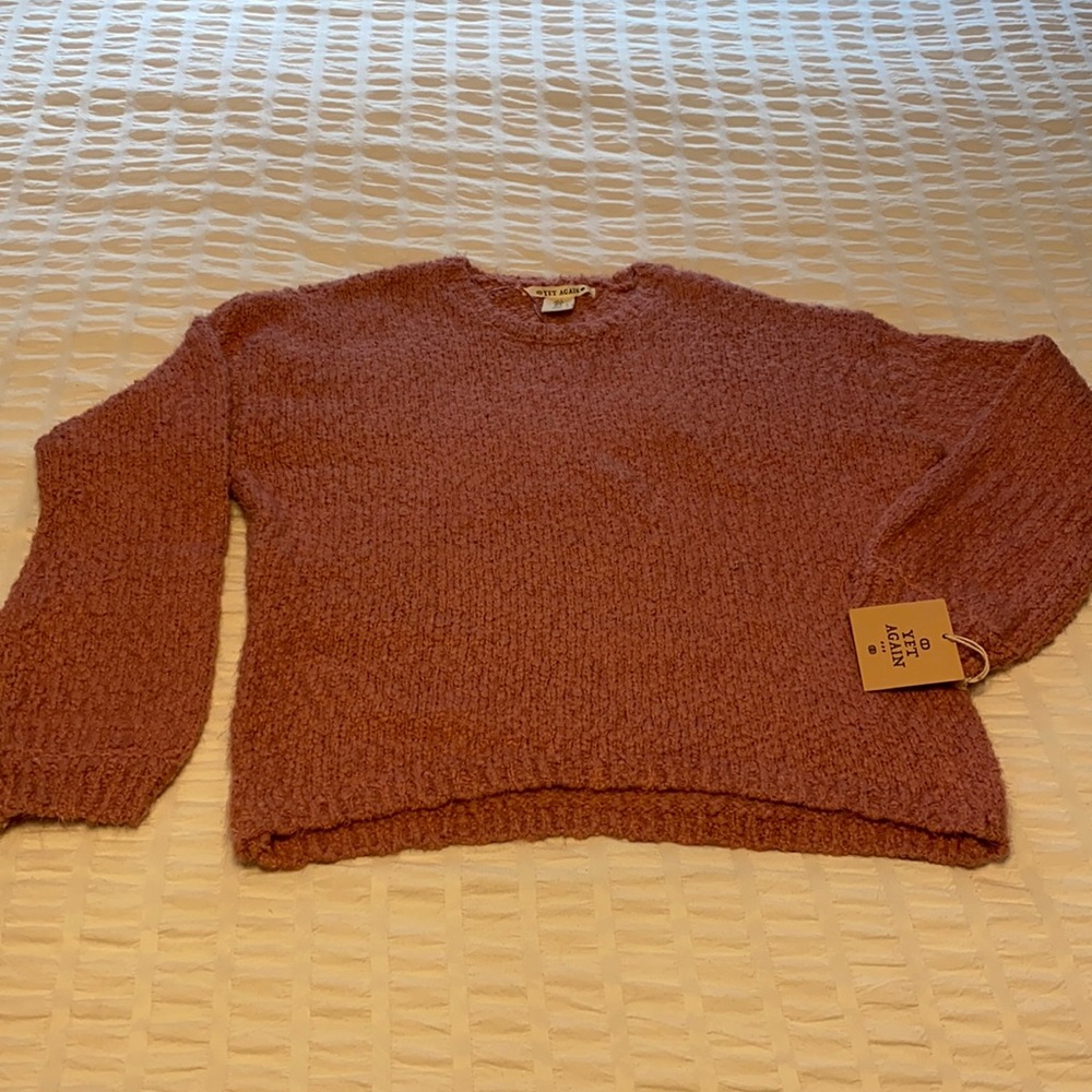 NWT soft pink sweater